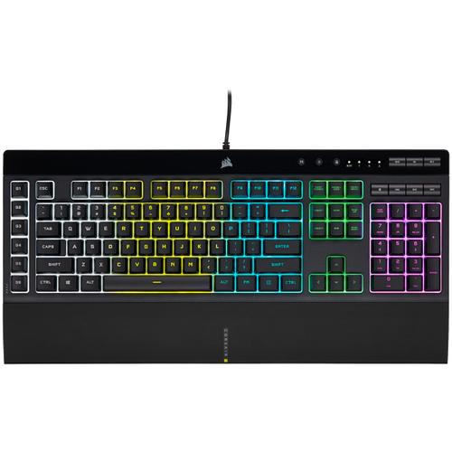 Corsair K55 RGB PRO clavier USB AZERTY Belge Noir