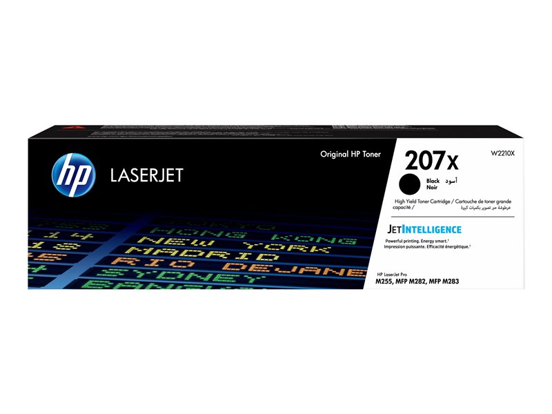 Cartouche de toner Noir à rendement élevé HP 207x