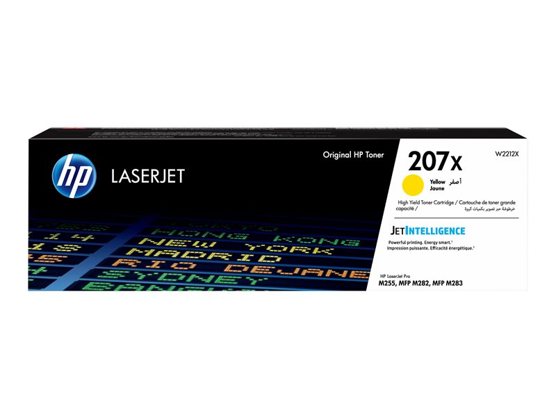 Cartouche de toner Jaune à rendement élevé HP 207X