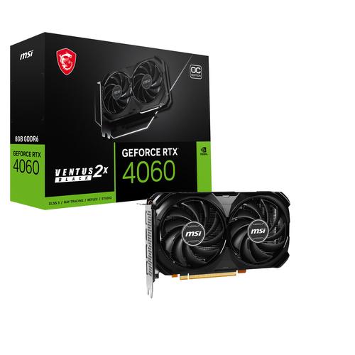 [GEFORCE RTX 4060 VENTUS 2X BLACK 8G OC] GEFORCE RTX 4060 VENTUS 2X BLACK 8G OC