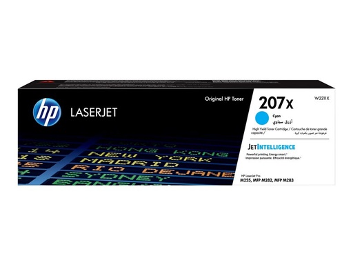 [5548032] Cartouche de toner Cyan à rendement élevé HP 207X